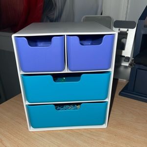 Small 4 drawer Desk Storage accessories